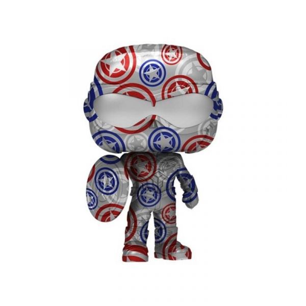 Funko POP! Art Series: Marvel Studios: The Falcon and the Winter Soldier - Captain America