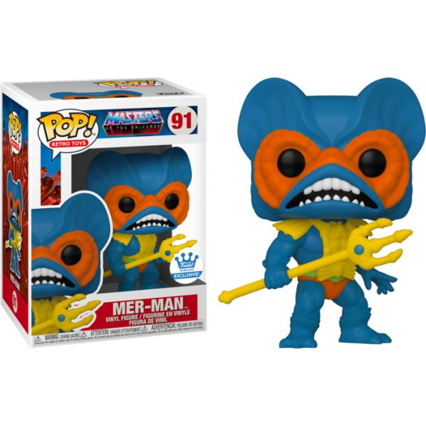 Funko POP! Retro Toys: Masters of the Universe - Mer-Man (Funko Sticker Exclusive) #91