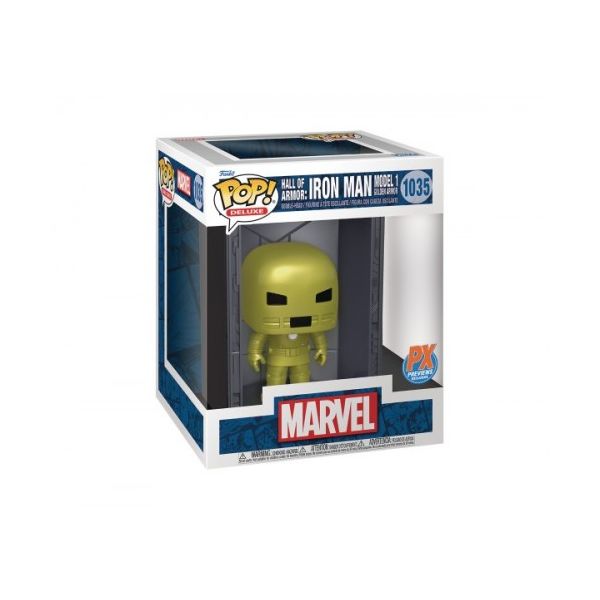 Funko POP! Marvel: Hall of Armor - Iron Man Model 1 (PX Exclusive - Deluxe) #1035
