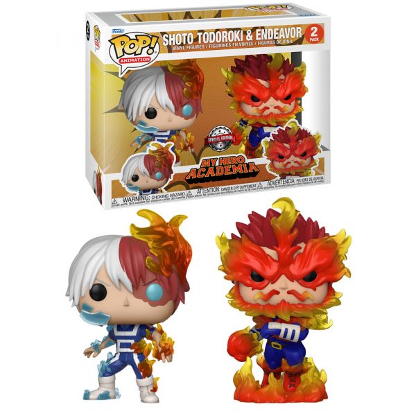 Funko POP! Animation: My Hero Academia - Shoto Todoroki & Endeavor #2 Pack