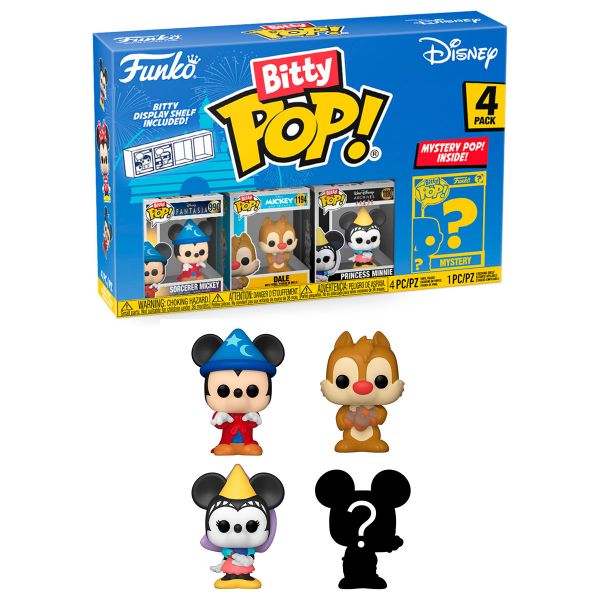 Funko Bitty POP! Disney - Sorcerer Mickey 4-Pack