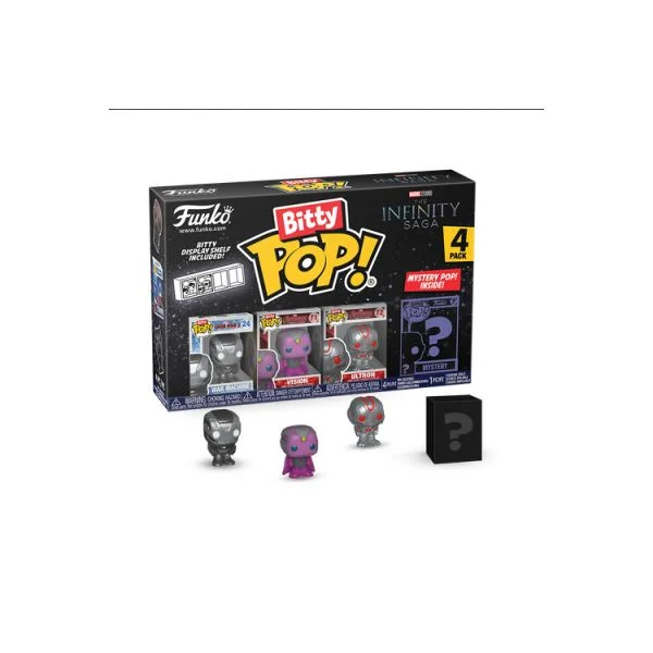 Funko Bitty POP! Marvel - Iron Man (Pack de 4)