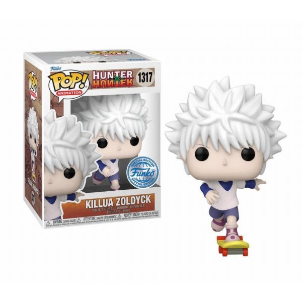Funko POP! Animation: Hunter x Hunter - Killua Zoldyck with Skateboard Exclusive #1317