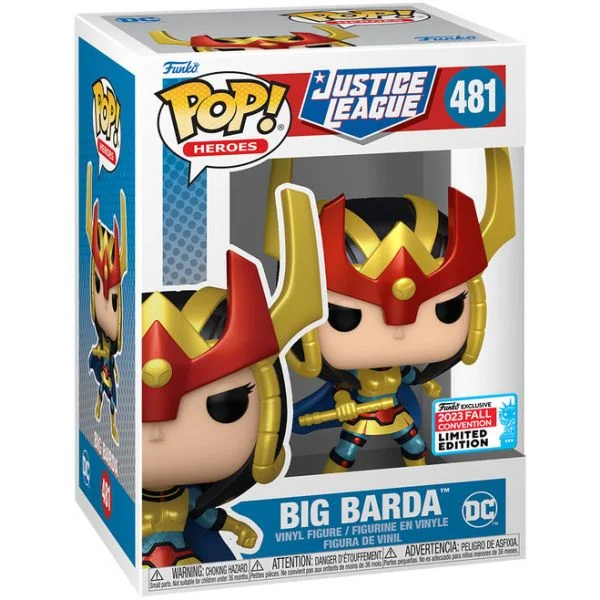 Funko POP! Heroes: Justice League - Big Barda (Metallic) (NYCC 2023 Exclusive) #481