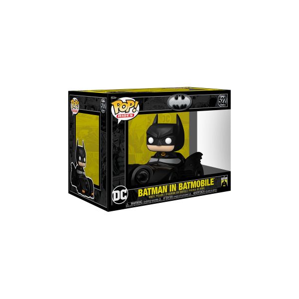 Funko POP! Heroes: Deluxe - Batman 85th Anniversary - Batman with Batmobile - 522