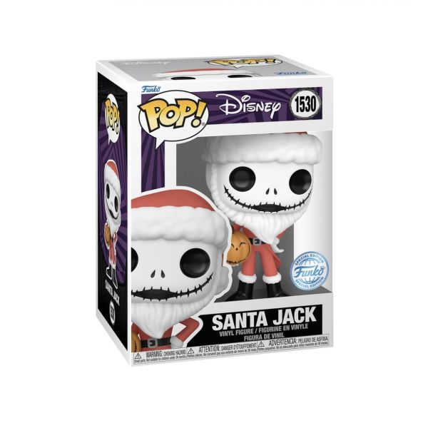 Funko POP! Disney: The Nightmare Before Christmas - Santa Jack with Jack-O-Lantern Exclusive #1530