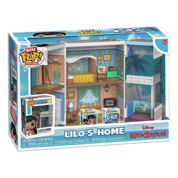 Funko Bitty Pop Boxes: Disney Lilo & Stitch - Lilo com Scrump e Stitch Super-Herói