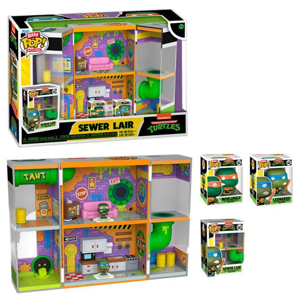 Funko Bitty Pop Boxes: Teenage Mutant Ninja Turtles - Sewer Lair