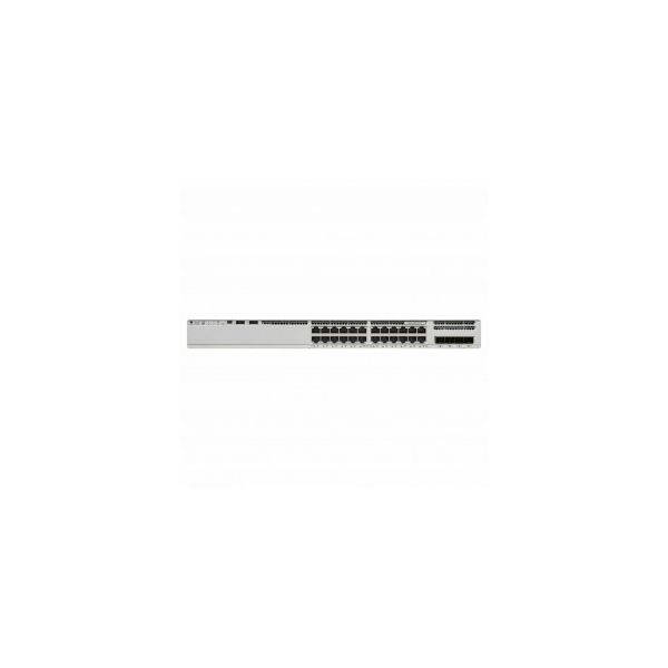 Cisco Catalyst 9200L - Network Advantage - Switch - L3 - 24 X 10/100/1000 + 4 X 10 Gigabit Sfp+ (uplink) - Rack-mountable - C9200L-24T-4X-A