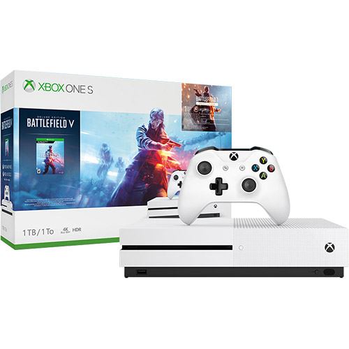 Consola Xbox One S - 1TB - Branco + Battlefield V - Deluxe Edition