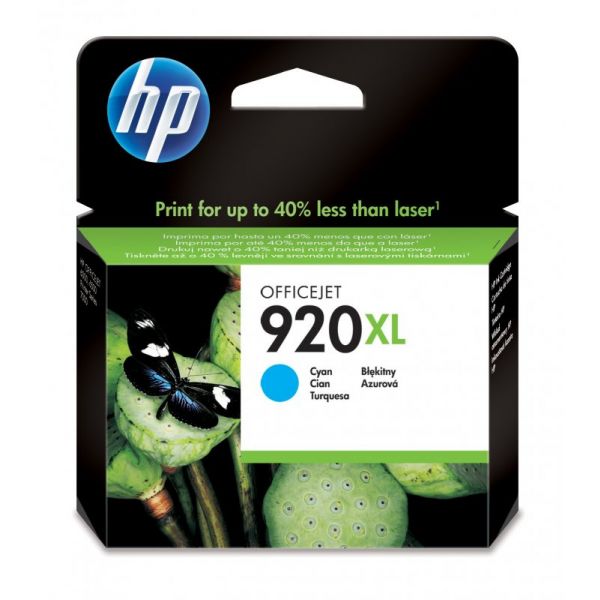 Tinteiro HP 920XL CD972A Cyan
