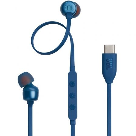 JBL Tune 310C In-ear USB-C com Microfone Azul