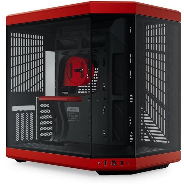 Hyte ATX Y70 Vidro Temperado Preto/Vermelho
