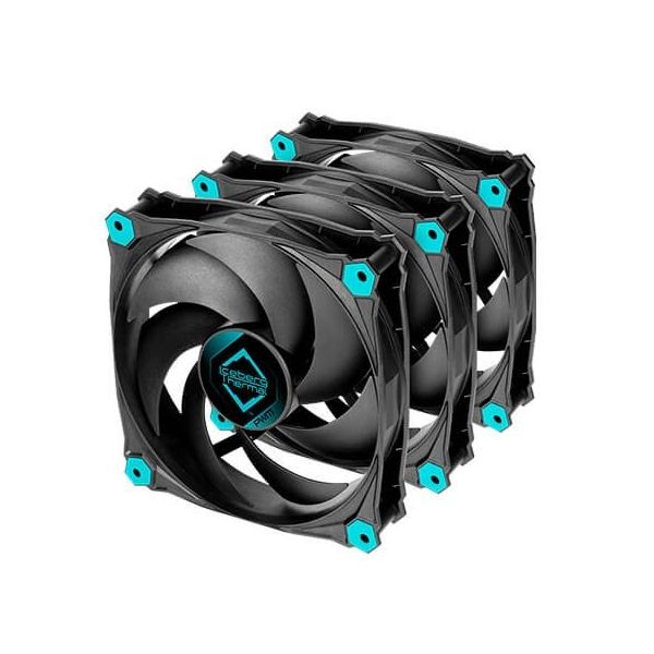 ICEBERG THERMAL Ventilador 120X120 Iceberg-thermal Icegale Silent Pwm 3P - ICEGALE12P-BBT-3A