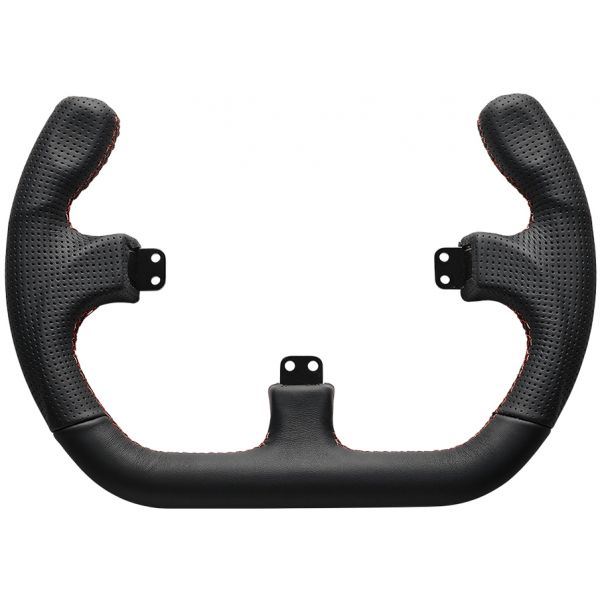 Asetek SimSports Volante para Buttonplate GT Rim Open D Couro Preto
