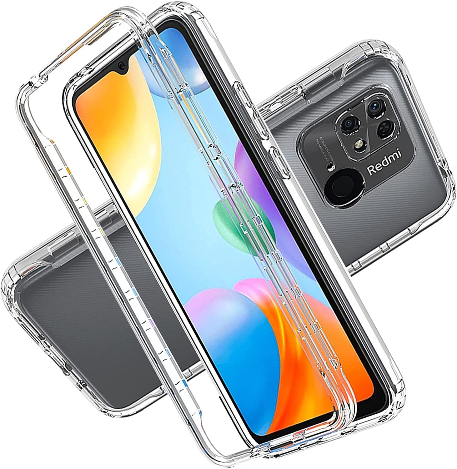 Capa Dupla 360 Xiaomi Redmi 10c Transparente