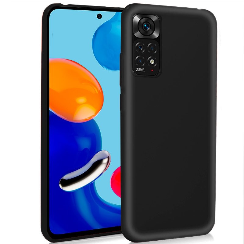 Capa Silicone Preta Xiaomi Redmi Note 11