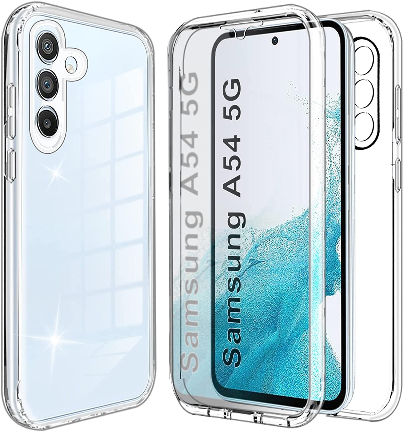 Capa Dupla 360 Samsung Galaxy A54 5G Transparente