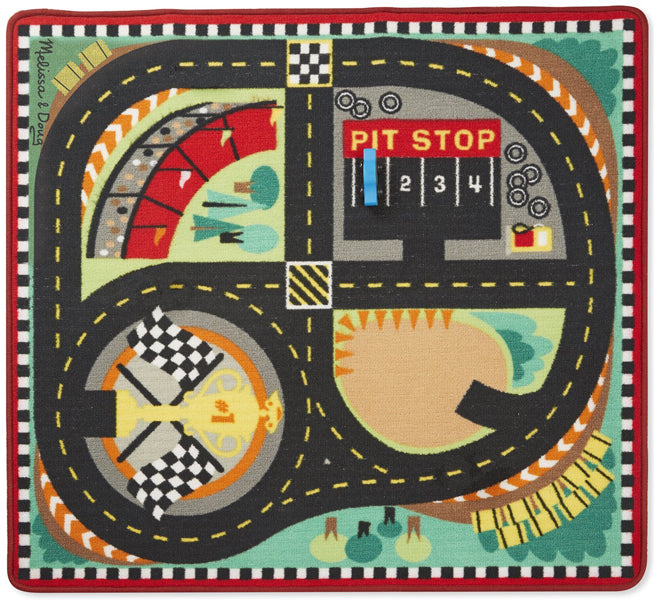 Tapete de pista de corridas Melissa & Doug (Embalagem danificada)