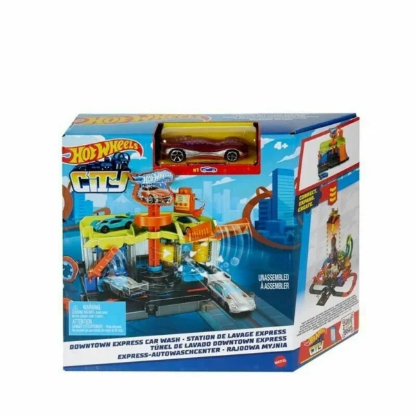 Hot Wheels City - Downtown Lava Jato Express 4+