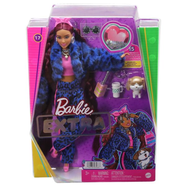 Mattel - Barbie Extra Leopardo Azul 3+