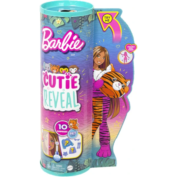 Mattel - Barbie Cutie Reveal Tigre 3+