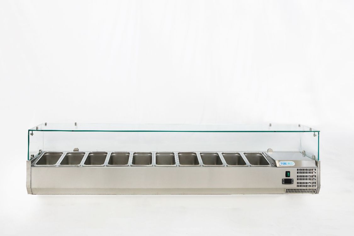 – Vitrine refrigerada 10 cubas