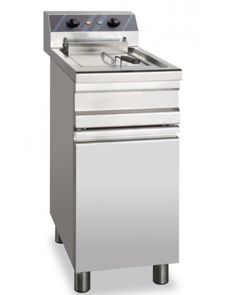 Fritadora Eléctrica 14 Litros 9 KW Trifásica com móvel 375x655x845-985