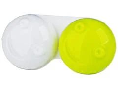 Estojo para lentes de contacto 3D - Amarelo