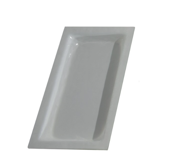Bandeja de vidro branco GN1/3-40 mm