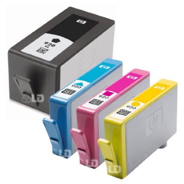 Pack 4 Tinteiro Compativel HP 920XL