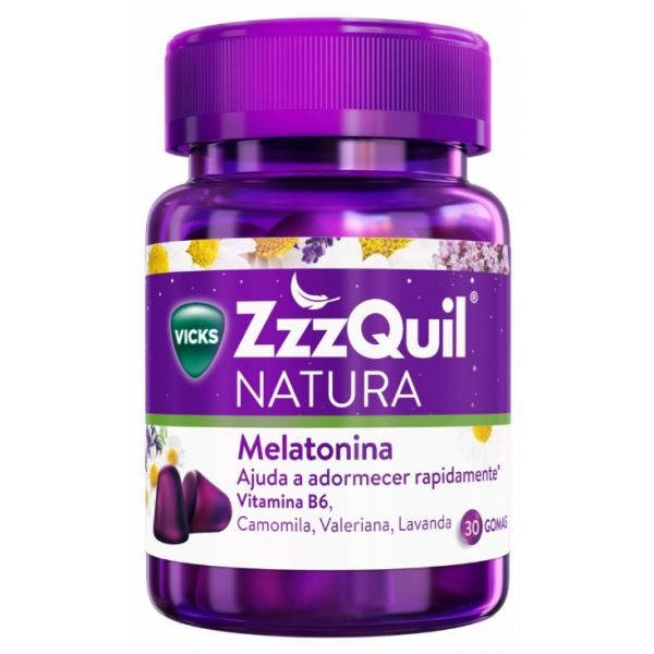 Vicks Zzzquil Natura Gomas Melatonina 30 Unidades