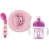 CHICCO CONJUNTO PAPA COLHER + COPO + PRATOS 2 UNIDADE(S) 6M+ ROSA