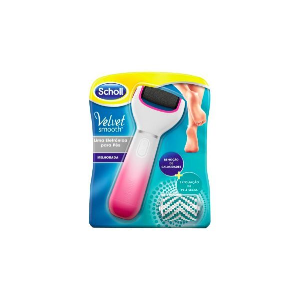 Dr. Scholl Velvet Smooth Lima Eletrónica Esfoliante Rosa