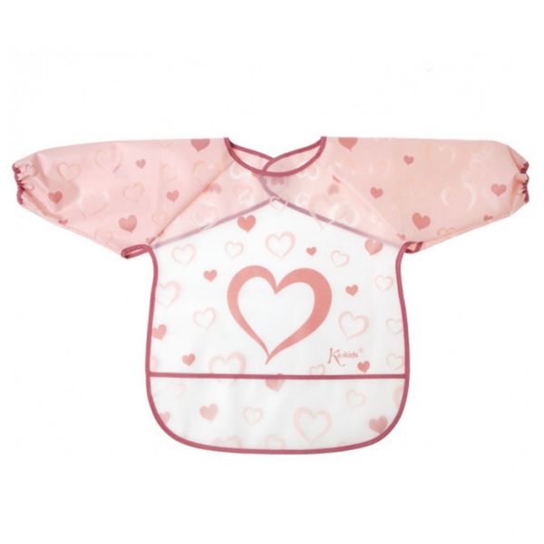 Kiokids Babete Mangas Compridas Coração Rosa - KK2923