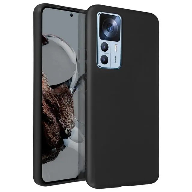 Capa Silicone Preta Xiaomi Mi 12T/ Mi 12T Pro