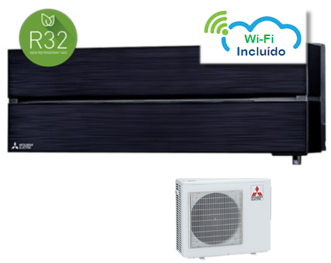 Ar Condicionado Mitsubishi MSZ-LN25VGB + MUZ-LN25VG