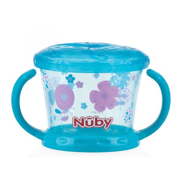 Nuby Copo Macio Snack Holder 12m+ Azul