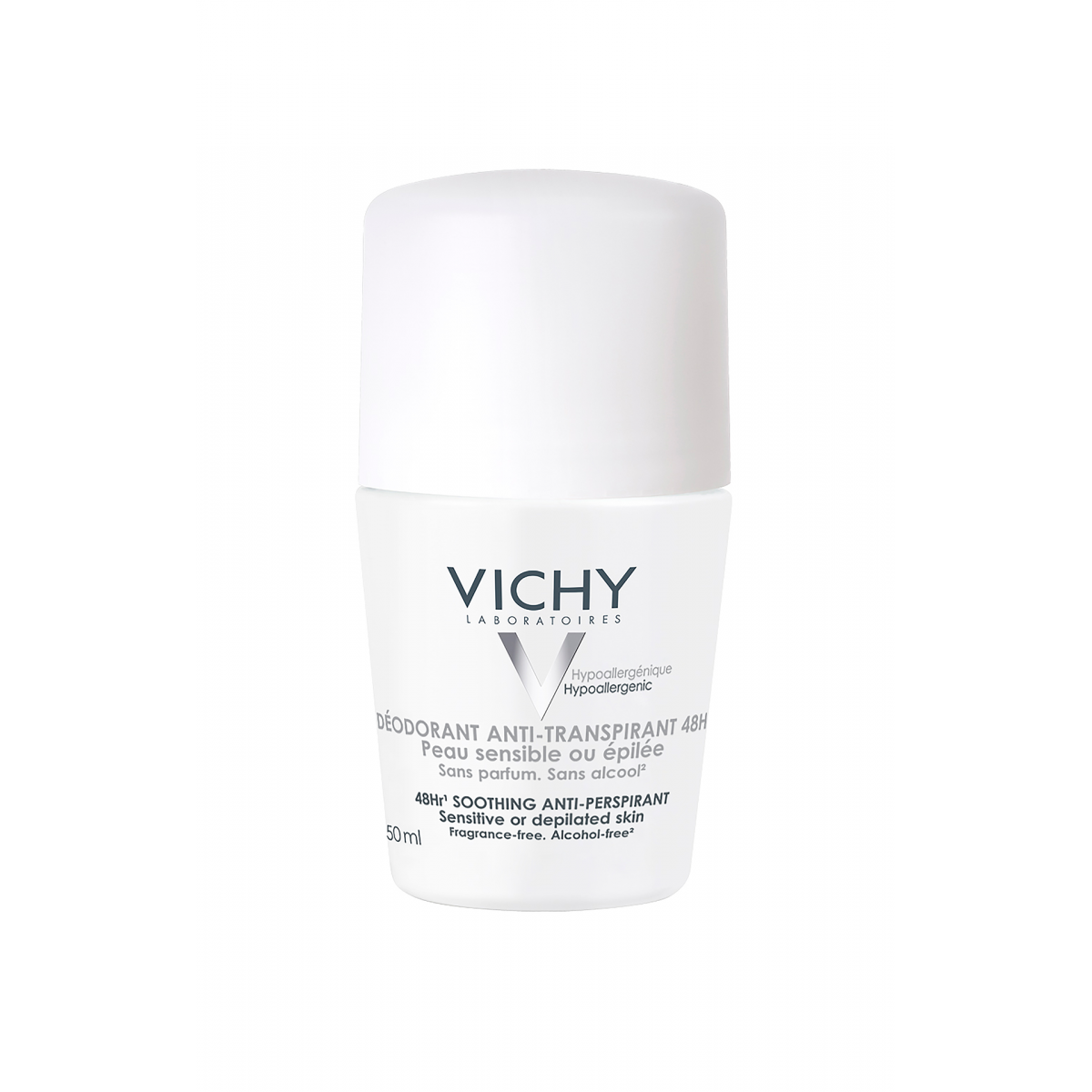 Vichy Desodorizante Anti-transpirante Roll On pele sensivel 50ml