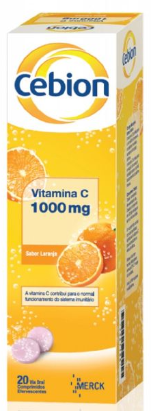 Cebion Laranja 20 Comprimidos Efervescente