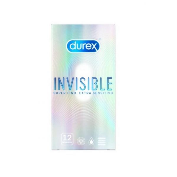 Durex Preservativos Invisible Extra Sensitivo x12