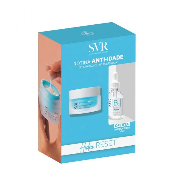 SVR Hyalu Biotic Gel de Preenchimento Suavizante 50ml + Ampoule B3 30ml Coffret