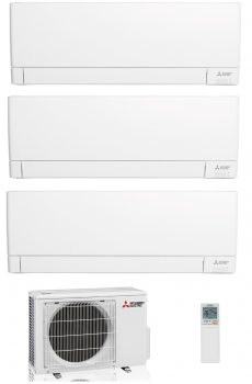 Sistema de Climatização Mitsubishi Electric Multi-Split 3x1 – MXZ-3F54VF + 3x MSZ-AY25VGK