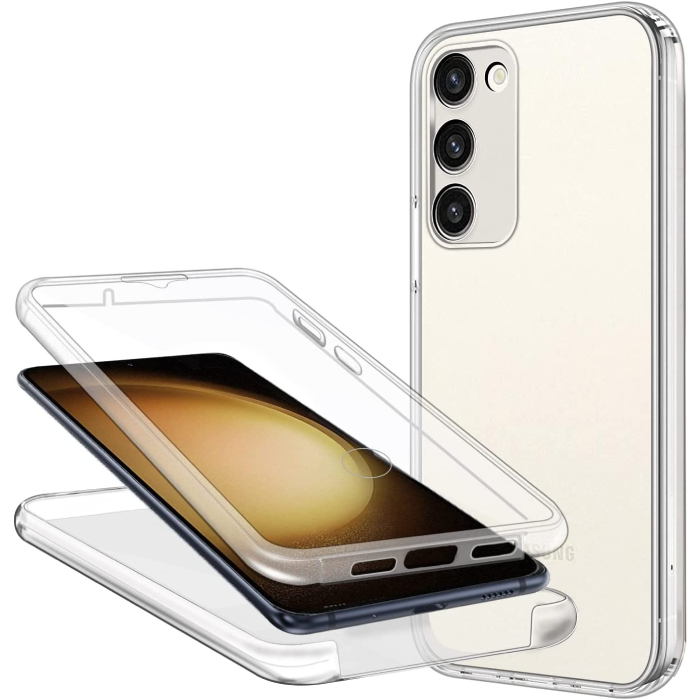 Capa Dupla 360 Samsung Galaxy S23 Plus Transparente