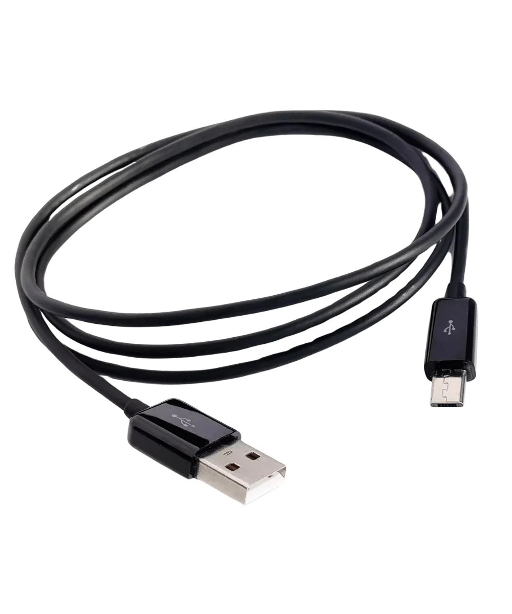 Cabo Micro USB Ponta Longa 6mm Preto