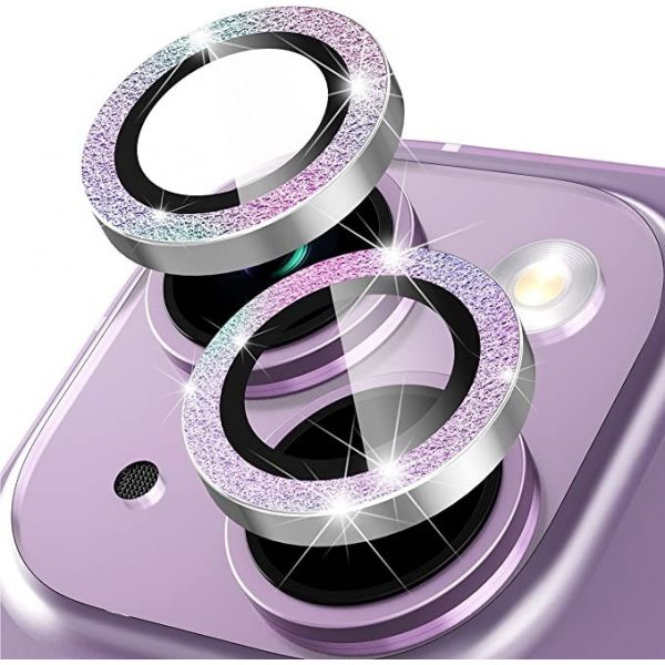 Película Vidro Temperado Brilhante Camera Traseira para iPhone 14/ 14 Plus Multicolor