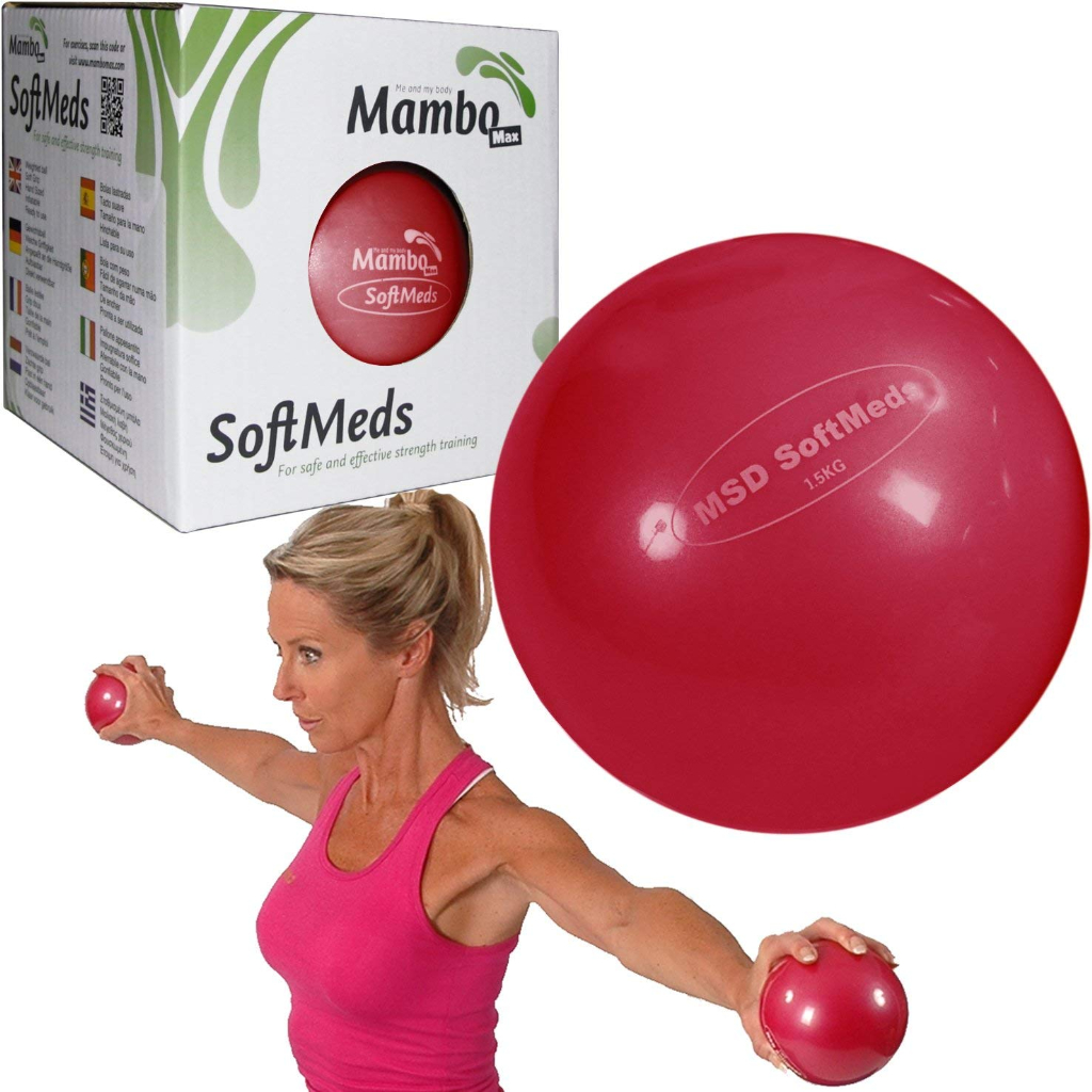 BOLA SOFTMED 12CM C/PESO 1,5 KG VERMELHO