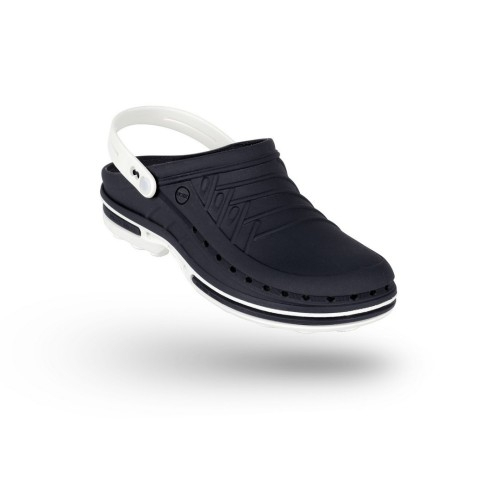Soca hospitalar WOCK CLOG com Presilha (38/39, AZUL M/BR)