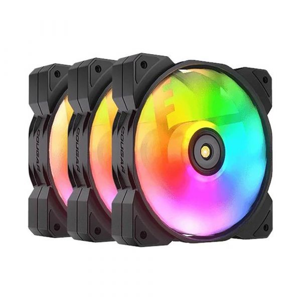 Cougar Mhp 120 ARGB Fan 3 Units - 2524022309401