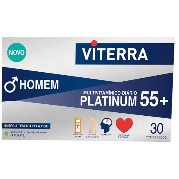 Viterra Platinum 55+ Homem 30 comprimidos